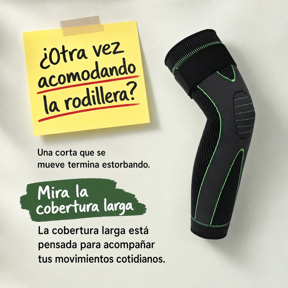 Manga de Compresión Larga para Rodilla