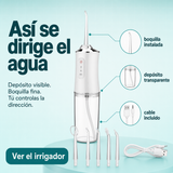 Irrigador Oral Recargable 4 Boquillas