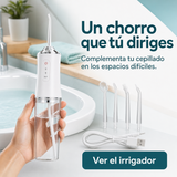 Irrigador Oral Recargable 4 Boquillas
