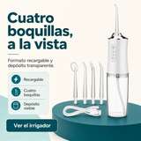 Irrigador Oral Recargable 4 Boquillas